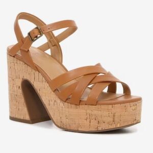 BRAND NEW INDIGO OPEN-TOE BLOCK HEEL SANDAL S2